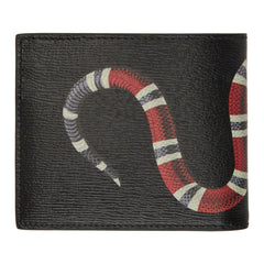 GUCCI BLACK SNAKE GG WALLET REF 451268-DUR1T-1058