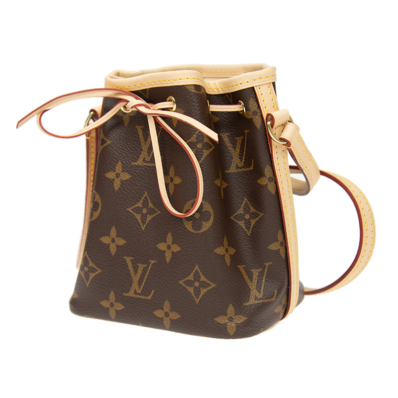 LOUIS VUITTON NANO NOE CROSSBODY BAG MONOGRAM REF M41346