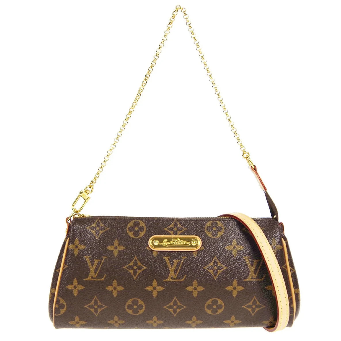 LOUIS VUITTON EVA CLUTCH / CROSSBODY BAG IN MONOGRAM CANVAS