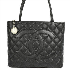 CHANEL 2000 MEDALLION TOTE BAG CAVIAR LEATHER REF6532179