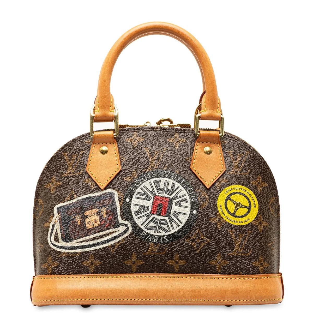 LOUIS VUITTON MONOGRAM WORLD TOUR ALMA BB SATCHEL REF UY013RHITV0VV41R