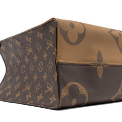 LOUIS VUITTON ONTHEGO MM MONOGRAM CANVAS GHW