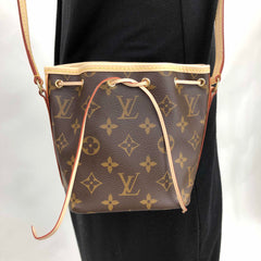 LOUIS VUITTON NANO NOE CROSSBODY BAG MONOGRAM REF M41346