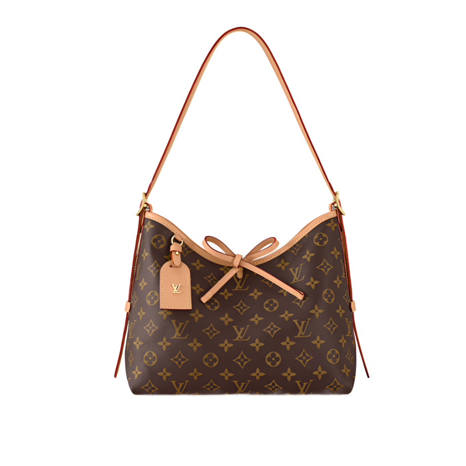 LOUIS VUITTON CARRYALL PM MONOGRAM 帆布手提包