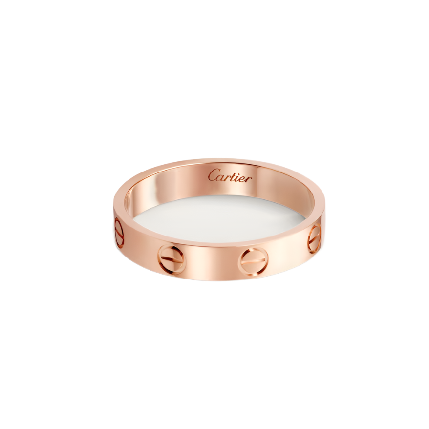 CARTIER LOVE WEDDING BAND ROSE GOLD