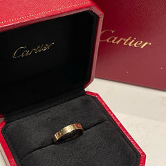 CARTIER LOVE WEDDING BAND ROSE GOLD