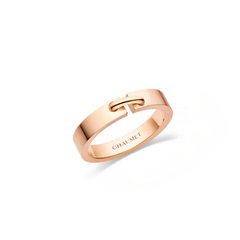 CHAUMET LIENS ÉVIDENCE WEDDING BAND ROSE GOLD 4MM REF 080543