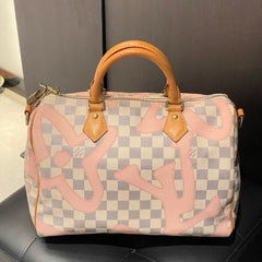 LOUIS VUITTON SPEEDY BANDOULIERE BAG LIMITED EDITION DAMIER TAHITIENNE30 REF119056/5