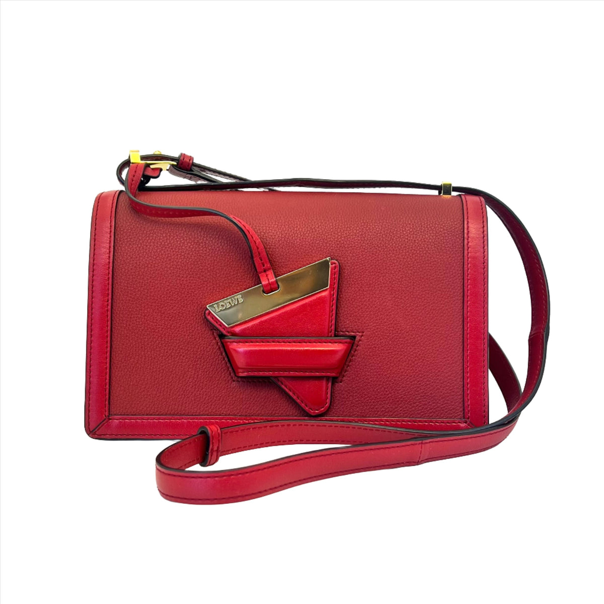 LOEWE BARCELONA LEATER SHOULDER BAG REF FF3696