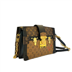 LOUIS VUITTON TRUNK CLUTCH MONOGRAM REVERSE REF M43596