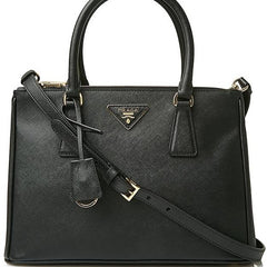 PRADA GALLERIA SAFFIANO LEATHER MEDIUM BAG BLACK