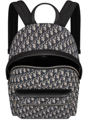 DIOR BEIGE AND BLACK DIOR OBLIQUE JACQUARD RIDER BACKPACK