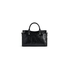 BALENCIAGA LE CITY SMALL SHOULDER BAG LAMBSKIN BLACK SHW